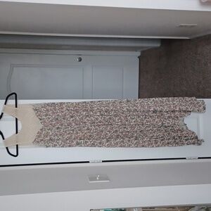 Floral Maxi Dress with Cream Top